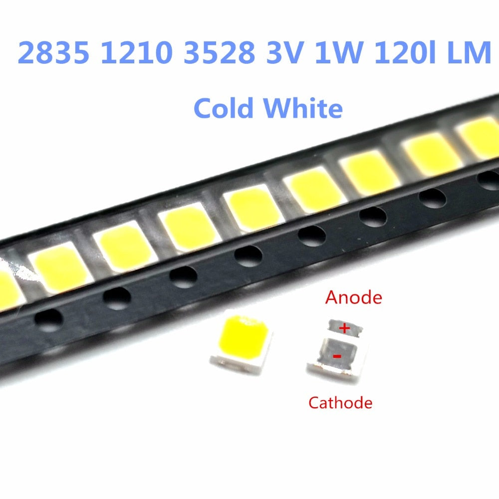 10-100Pcs For LG led tv backlight 2835 3030 3535 3V 3014 4014 6V 1W 3W kit electronique led for lcd tv repair Cool cold white
