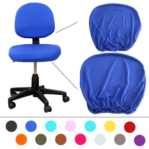 Elastic Fabric Spandex Chair Covers For Housse De Chaise Mariage Office Chair Computer Chair  14 Colors Universal Size