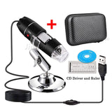 40X-1000X Magnifier 8 LED Microscope Digital Mini Camera Handheld USB Video Endoscope Micro Cam School Numerique Electronique