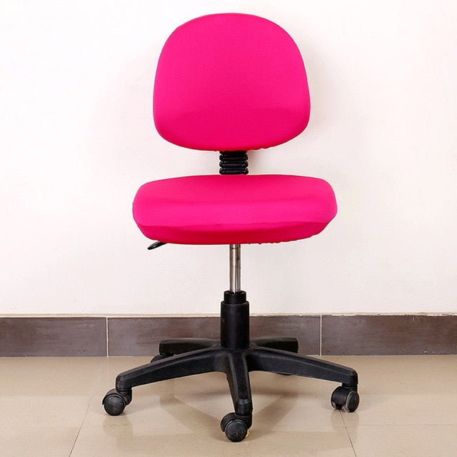 Elastic Fabric Spandex Chair Covers For Housse De Chaise Mariage Office Chair Computer Chair  14 Colors Universal Size