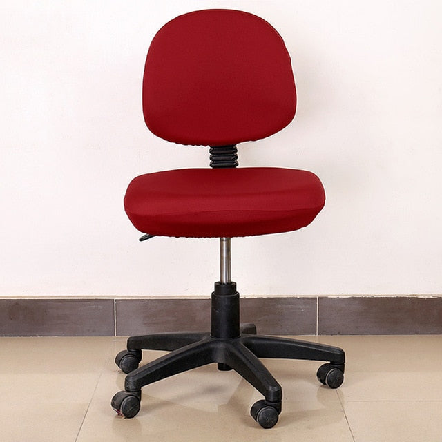 Elastic Fabric Spandex Chair Covers For Housse De Chaise Mariage Office Chair Computer Chair  14 Colors Universal Size