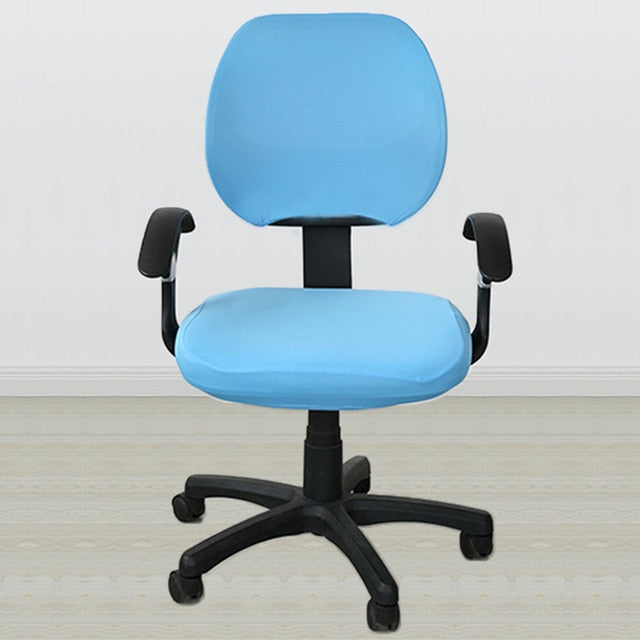 Elastic Fabric Spandex Chair Covers For Housse De Chaise Mariage Office Chair Computer Chair  14 Colors Universal Size