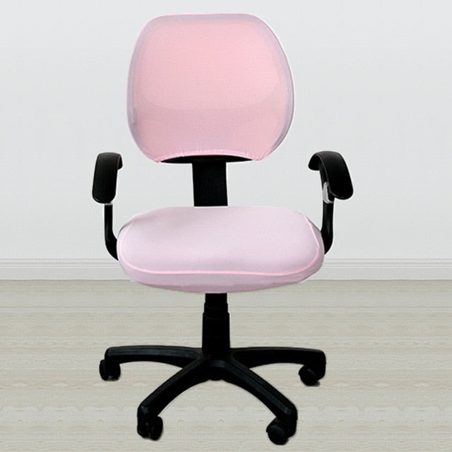 Elastic Fabric Spandex Chair Covers For Housse De Chaise Mariage Office Chair Computer Chair  14 Colors Universal Size