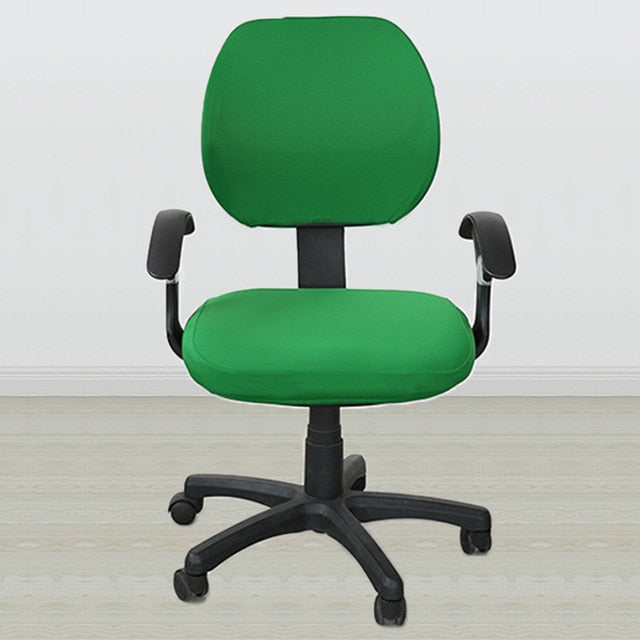 Elastic Fabric Spandex Chair Covers For Housse De Chaise Mariage Office Chair Computer Chair  14 Colors Universal Size