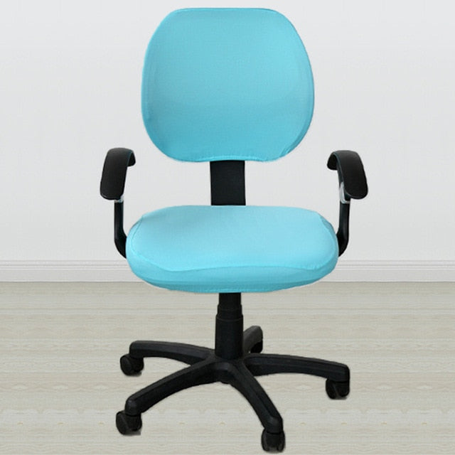 Elastic Fabric Spandex Chair Covers For Housse De Chaise Mariage Office Chair Computer Chair  14 Colors Universal Size