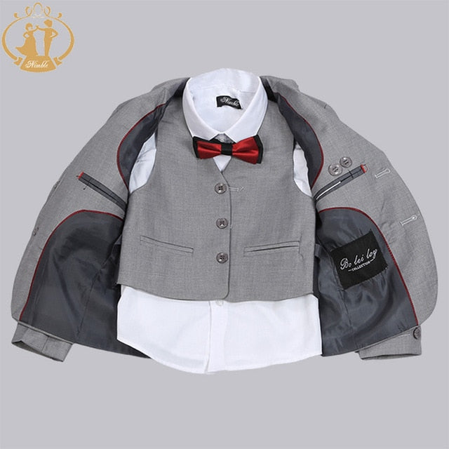 Nimble Suit for Boy Single Breasted Boys Suits for Weddings Costume Enfant Garcon Mariage Boys Blazer Jogging Garcon Kids Suits