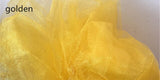 48CMx5M Tulle Roll Crystal Fabric Organza Tulle Roll Spool Wedding Decoration Birthday Party Kids Baby Shower Decoration Mariage