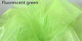 48CMx5M Tulle Roll Crystal Fabric Organza Tulle Roll Spool Wedding Decoration Birthday Party Kids Baby Shower Decoration Mariage