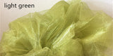 48CMx5M Tulle Roll Crystal Fabric Organza Tulle Roll Spool Wedding Decoration Birthday Party Kids Baby Shower Decoration Mariage