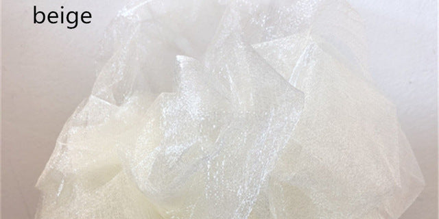 48CMx5M Tulle Roll Crystal Fabric Organza Tulle Roll Spool Wedding Decoration Birthday Party Kids Baby Shower Decoration Mariage