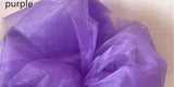 48CMx5M Tulle Roll Crystal Fabric Organza Tulle Roll Spool Wedding Decoration Birthday Party Kids Baby Shower Decoration Mariage