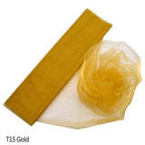 10m Crystal Tulle White Spool Sheer Organza Tulle Fabric for Wedding tulle Mariage Arch Decoration Party DIY Tulle Table Skirt