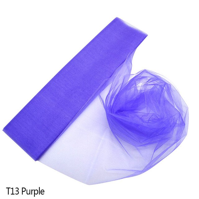 10m Crystal Tulle White Spool Sheer Organza Tulle Fabric for Wedding tulle Mariage Arch Decoration Party DIY Tulle Table Skirt