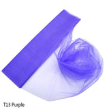 10m Crystal Tulle White Spool Sheer Organza Tulle Fabric for Wedding tulle Mariage Arch Decoration Party DIY Tulle Table Skirt
