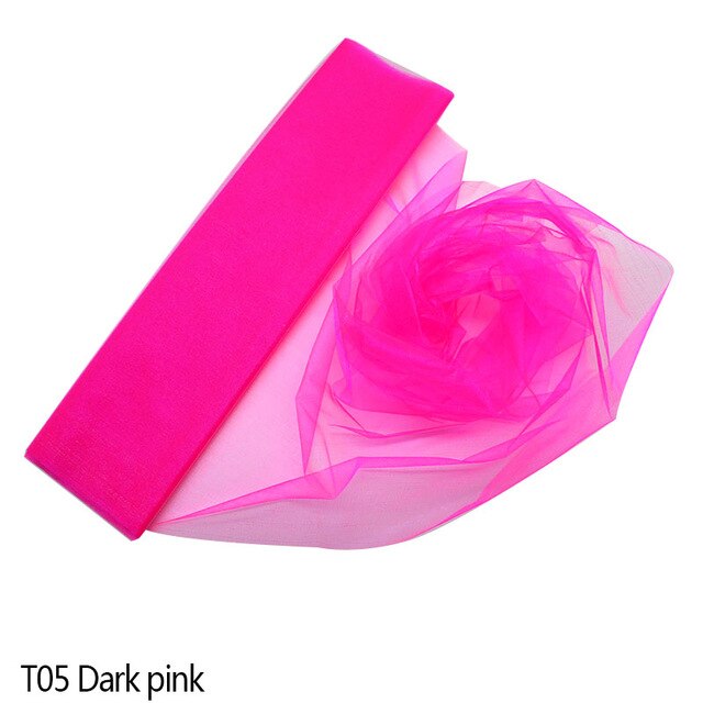 10m Crystal Tulle White Spool Sheer Organza Tulle Fabric for Wedding tulle Mariage Arch Decoration Party DIY Tulle Table Skirt