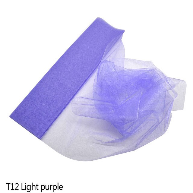 10m Crystal Tulle White Spool Sheer Organza Tulle Fabric for Wedding tulle Mariage Arch Decoration Party DIY Tulle Table Skirt