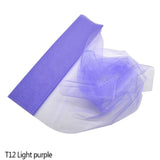 10m Crystal Tulle White Spool Sheer Organza Tulle Fabric for Wedding tulle Mariage Arch Decoration Party DIY Tulle Table Skirt
