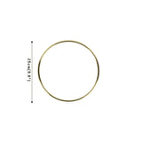 10-40cm Baby Shower Flowers Hoop Garland Wreath Artificial Gold Metal Ring Decoration Mariage Engagement Wedding Decorations