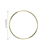 10-40cm Baby Shower Flowers Hoop Garland Wreath Artificial Gold Metal Ring Decoration Mariage Engagement Wedding Decorations