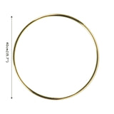 10-40cm Baby Shower Flowers Hoop Garland Wreath Artificial Gold Metal Ring Decoration Mariage Engagement Wedding Decorations