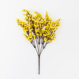 Silk Gypsophila Artificial Flowers for Decoration Home Plastic Stem Bride Wedding Bouquet Mariage Cherry Blossom Fake Flower DIY