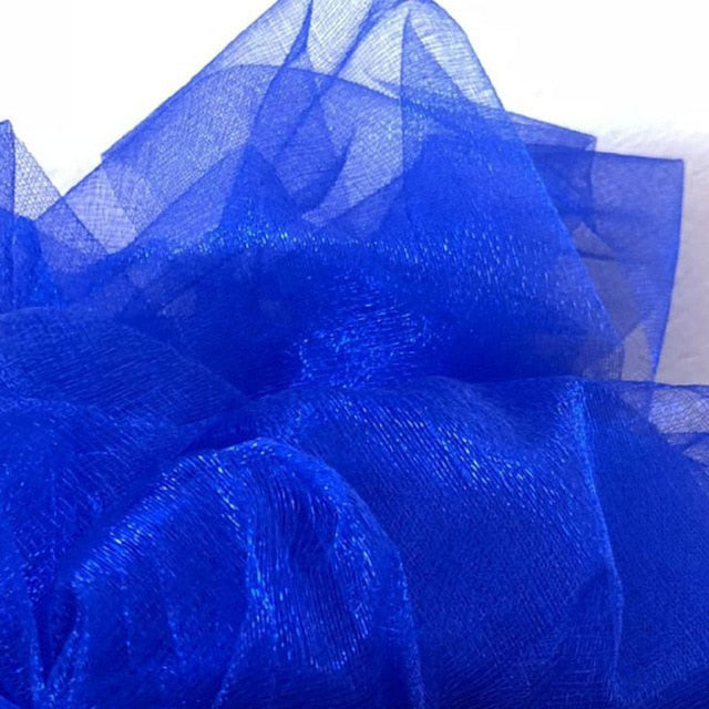 48cmx5m Mariage Crystal Yarn Tulle Roll Sheer Wedding Backdrop Decoration Organza Fabric Chair Sash Table Skirt DIY Supplies