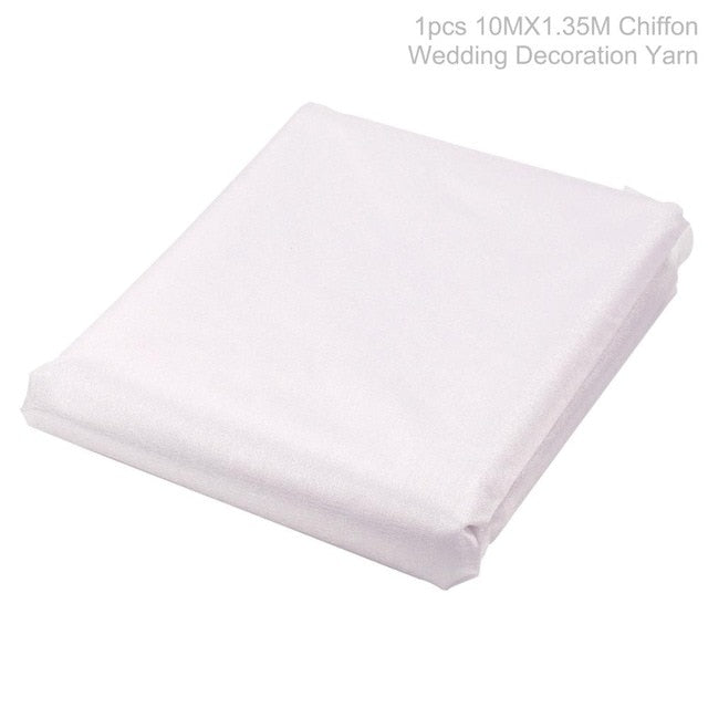 QIFU Yarn Crystal Tulle Organza Wedding Arch Decor Garden Pergolas Garden Arch Decor Wedding Background Wall Decor Mariage