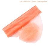 QIFU Yarn Crystal Tulle Organza Wedding Arch Decor Garden Pergolas Garden Arch Decor Wedding Background Wall Decor Mariage