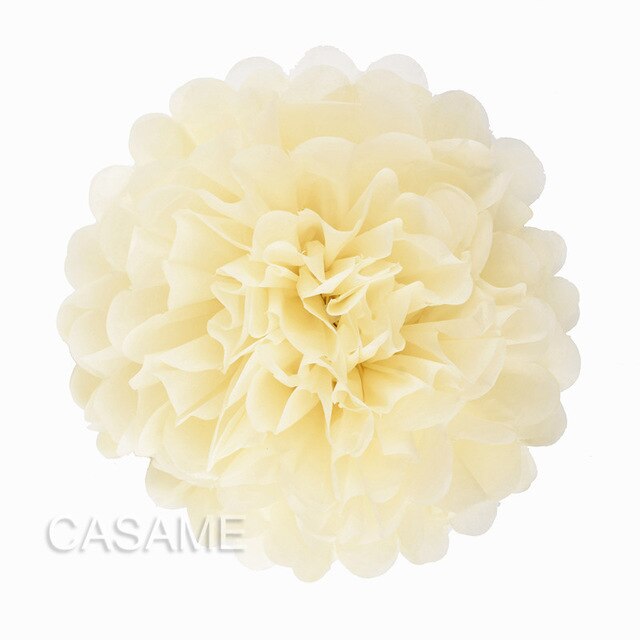10 pcs 4 inches 10 cm Tissue Paper Pom Poms Flowers Balls baby Shower Party Decoration pompoms pompom ball festival Mariage