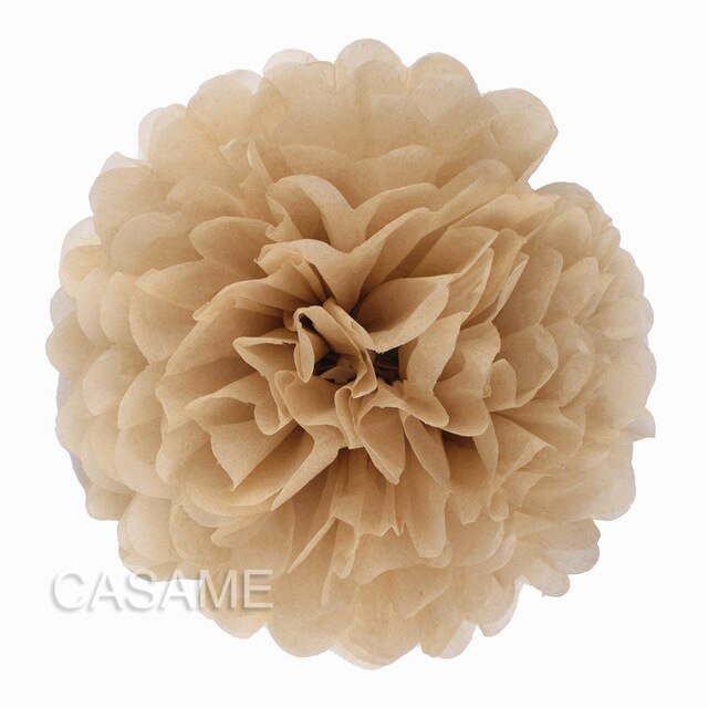 10 pcs 4 inches 10 cm Tissue Paper Pom Poms Flowers Balls baby Shower Party Decoration pompoms pompom ball festival Mariage