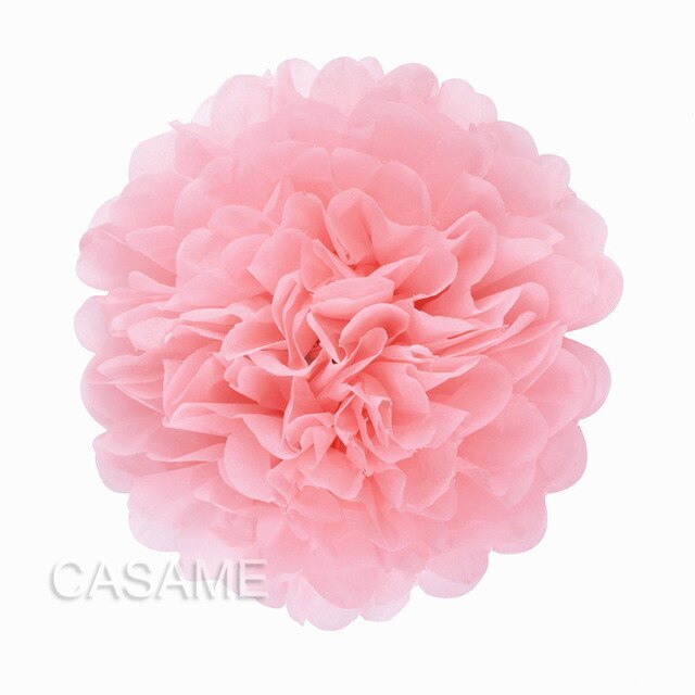 10 pcs 4 inches 10 cm Tissue Paper Pom Poms Flowers Balls baby Shower Party Decoration pompoms pompom ball festival Mariage