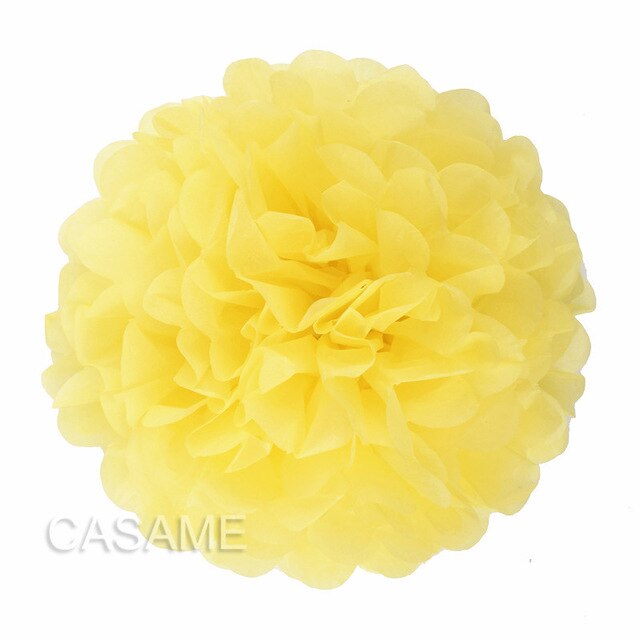 10 pcs 4 inches 10 cm Tissue Paper Pom Poms Flowers Balls baby Shower Party Decoration pompoms pompom ball festival Mariage