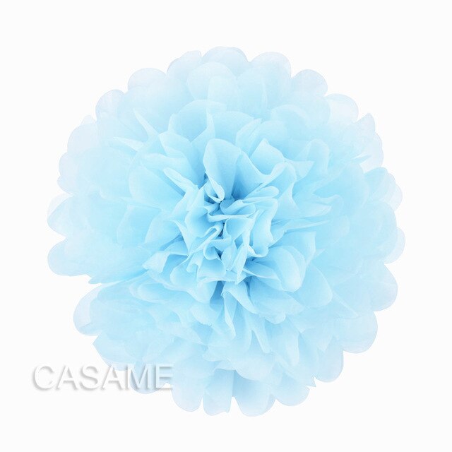 10 pcs 4 inches 10 cm Tissue Paper Pom Poms Flowers Balls baby Shower Party Decoration pompoms pompom ball festival Mariage