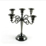 Silver/Gold/Bronze/Black 3-Arms Metal Pillar Candle Holders Candlestick Wedding Decoration Stand Mariage Home Decor Candelabra