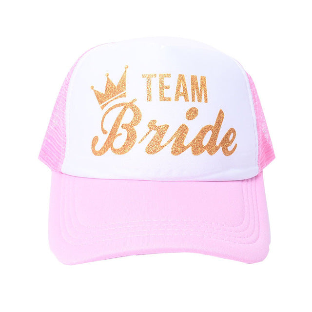 Bachelorette Party Baseball Cap Men and Women SQUAD BRIDE Trucker Hats Basebal Caps for Wedding Bride Party Decoration Mariage