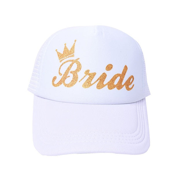 Bachelorette Party Baseball Cap Men and Women SQUAD BRIDE Trucker Hats Basebal Caps for Wedding Bride Party Decoration Mariage