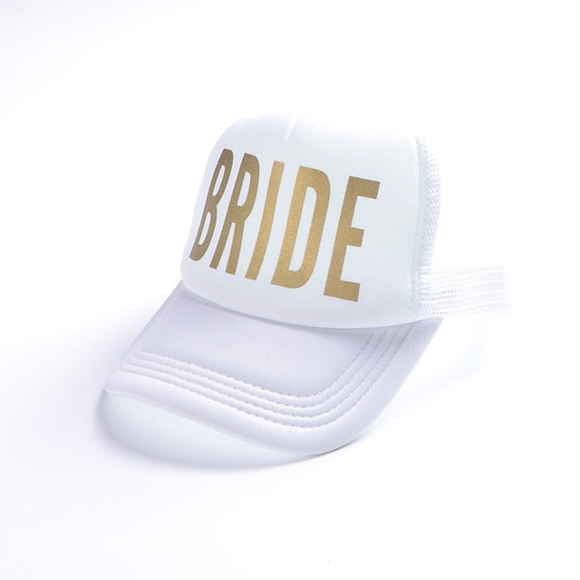 Bachelorette Party Baseball Cap Men and Women SQUAD BRIDE Trucker Hats Basebal Caps for Wedding Bride Party Decoration Mariage