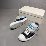 Sureme 2020 New Top Version Maison Margiela Paris Canvas Shoes Men Women Sneakers Vulcanized Patchwork Sneakers Men High/Low