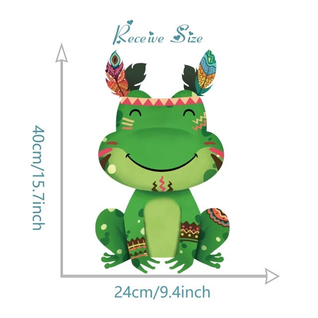 Tribal Woodland Animal Wall Stickers For Kids Rooms Bedroom Habitacion Nursery Home Decor Living Room Decoration Maison Deacls