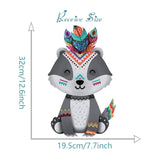 Tribal Woodland Animal Wall Stickers For Kids Rooms Bedroom Habitacion Nursery Home Decor Living Room Decoration Maison Deacls