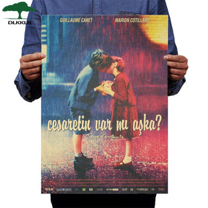 DLKKLB Classic Jeux D'enfants poster Vintage Movie Poster Kraft Paper Bar Cafe Home Decorative Painting 51x36cm Decor Wall Stic