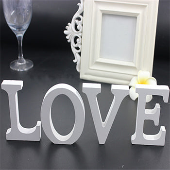 3 pcs/set Wedding decoration Mr & Mrs Romantic Mariage Decor White Letters Birthday Party Decorations for home decoracion boda