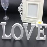 3 pcs/set Wedding decoration Mr & Mrs Romantic Mariage Decor White Letters Birthday Party Decorations for home decoracion boda