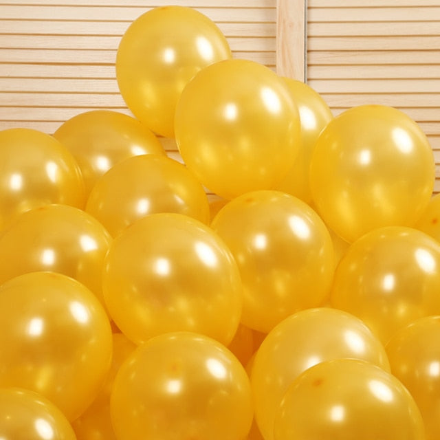 30pcs/lot 10" 1.5g Pearl Pink White Latex Balloons Celebration Wedding Decorations Happy Birthday Party Balloon Mariage Supplies